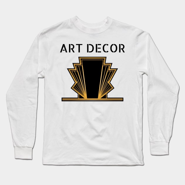 Art Deco, Deco, 1930s, 1920s, architecture, interior design, design gift Long Sleeve T-Shirt by Style Conscious